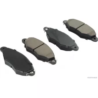 Jeu de 4 plaquettes de frein avant HERTH+BUSS JAKOPARTS J3601013