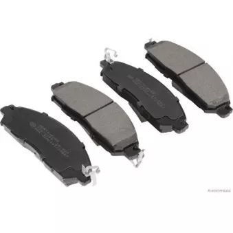Jeu de 4 plaquettes de frein avant HERTH+BUSS JAKOPARTS J3601059