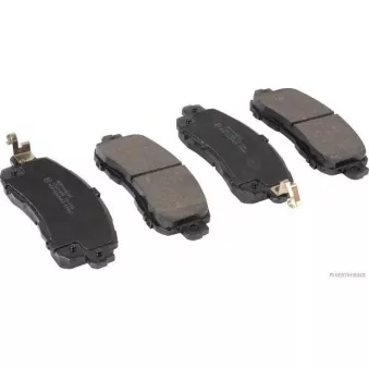 Jeu de 4 plaquettes de frein avant HERTH+BUSS JAKOPARTS