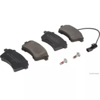 Jeu de 4 plaquettes de frein avant HERTH+BUSS JAKOPARTS J3601103