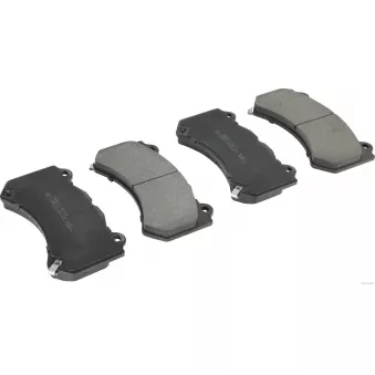 Jeu de 4 plaquettes de frein avant HERTH+BUSS JAKOPARTS J3601107