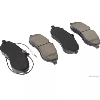 Jeu de 4 plaquettes de frein avant HERTH+BUSS JAKOPARTS J3602011