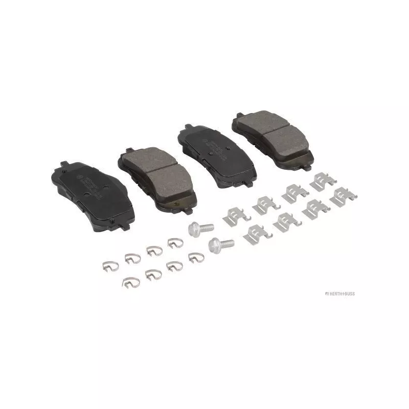 Jeu de 4 plaquettes de frein avant HERTH+BUSS JAKOPARTS J3602135