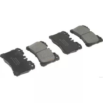 Jeu de 4 plaquettes de frein avant HERTH+BUSS JAKOPARTS J3602138