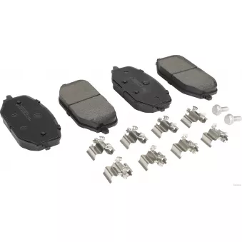 Jeu de 4 plaquettes de frein avant HERTH+BUSS JAKOPARTS J3602143