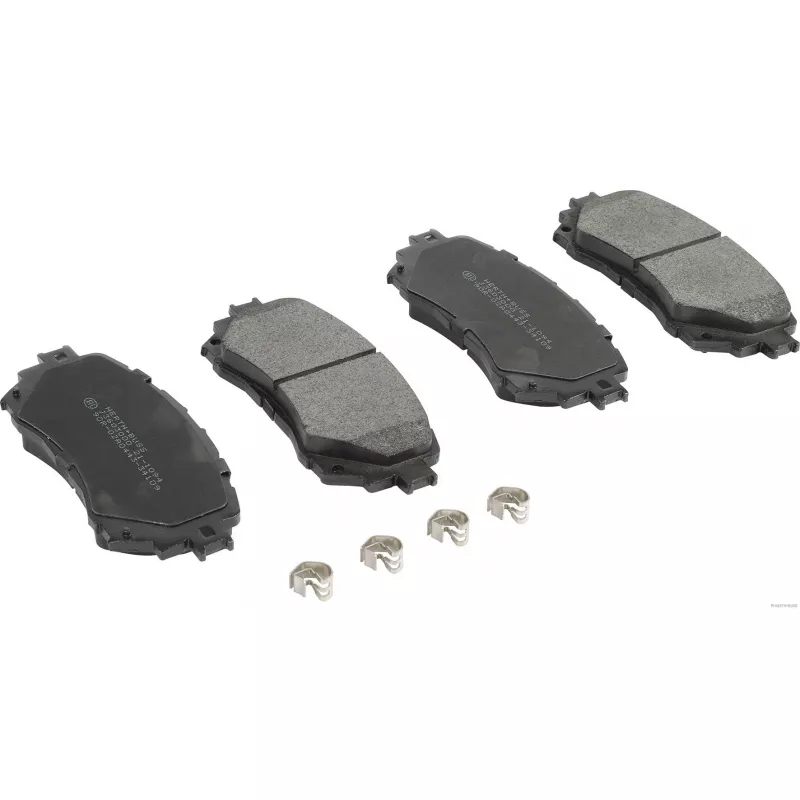 Jeu de 4 plaquettes de frein avant HERTH+BUSS JAKOPARTS J3603000