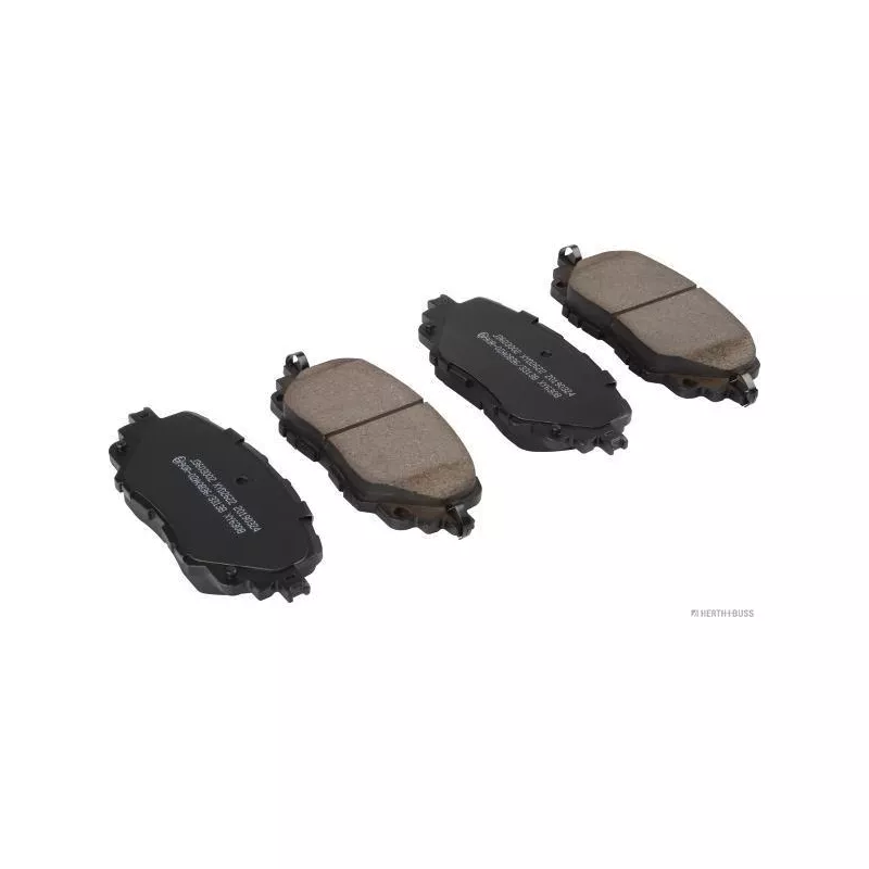 Jeu de 4 plaquettes de frein avant HERTH+BUSS JAKOPARTS J3603002