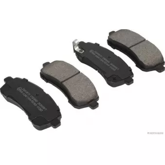 Jeu de 4 plaquettes de frein avant HERTH+BUSS JAKOPARTS