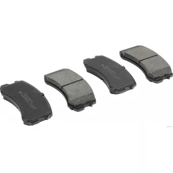 Jeu de 4 plaquettes de frein avant HERTH+BUSS JAKOPARTS