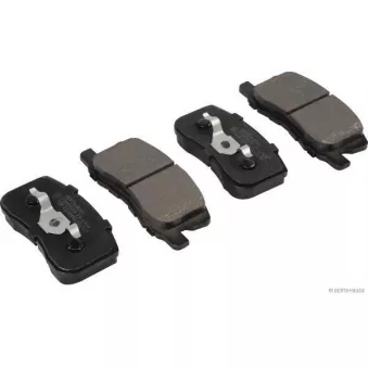Jeu de 4 plaquettes de frein avant HERTH+BUSS JAKOPARTS J3605009