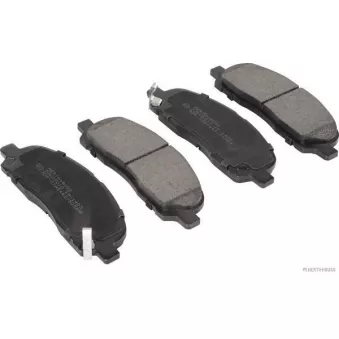Jeu de 4 plaquettes de frein avant HERTH+BUSS JAKOPARTS J3605010