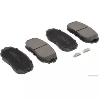Jeu de 4 plaquettes de frein avant HERTH+BUSS JAKOPARTS J3605067