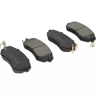 Jeu de 4 plaquettes de frein avant HERTH+BUSS JAKOPARTS J3607015
