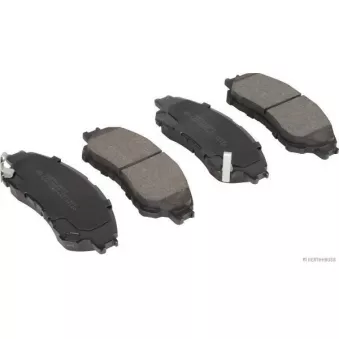 Jeu de 4 plaquettes de frein avant HERTH+BUSS JAKOPARTS J3608000