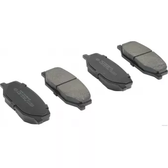 Jeu de 4 plaquettes de frein avant HERTH+BUSS JAKOPARTS