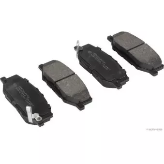 Jeu de 4 plaquettes de frein avant HERTH+BUSS JAKOPARTS J3608012
