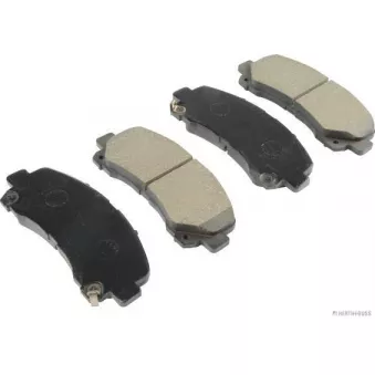 Jeu de 4 plaquettes de frein avant HERTH+BUSS JAKOPARTS