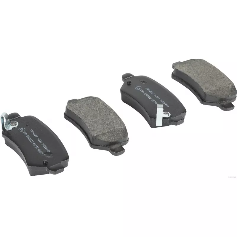 Jeu de 4 plaquettes de frein arrière HERTH+BUSS JAKOPARTS J3610525