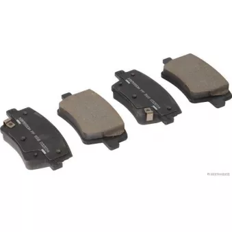 Jeu de 4 plaquettes de frein arrière HERTH+BUSS JAKOPARTS J3610535