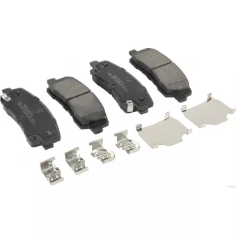 Jeu de 4 plaquettes de frein arrière HERTH+BUSS JAKOPARTS J3610546