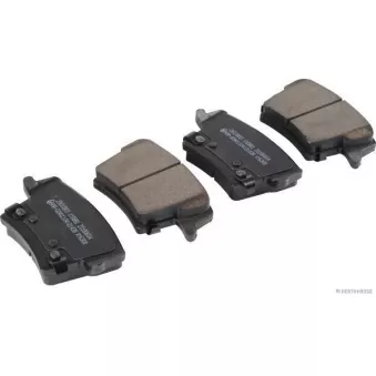 Jeu de 4 plaquettes de frein arrière HERTH+BUSS JAKOPARTS J3610803