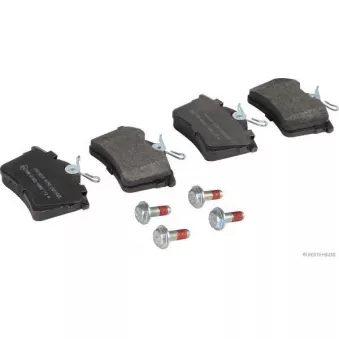 Jeu de 4 plaquettes de frein arrière HERTH+BUSS JAKOPARTS J3610810
