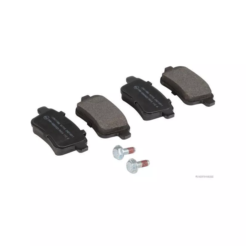 Jeu de 4 plaquettes de frein arrière HERTH+BUSS JAKOPARTS J3611056