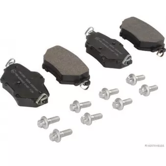 Jeu de 4 plaquettes de frein arrière HERTH+BUSS JAKOPARTS J3612051
