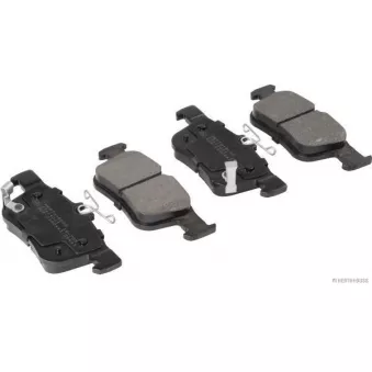 Jeu de 4 plaquettes de frein arrière HERTH+BUSS JAKOPARTS J3614021