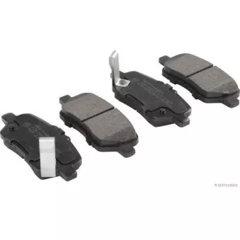 Jeu de 4 plaquettes de frein avant HERTH+BUSS JAKOPARTS J3614023