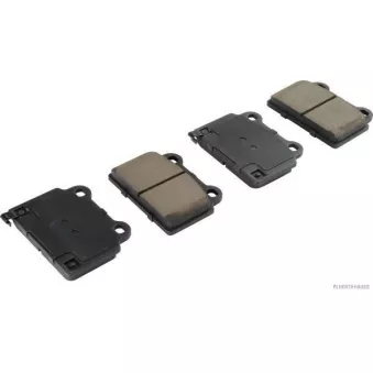 Jeu de 4 plaquettes de frein arrière HERTH+BUSS JAKOPARTS J3615015