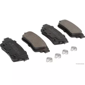 Jeu de 4 plaquettes de frein arrière HERTH+BUSS JAKOPARTS J3615019