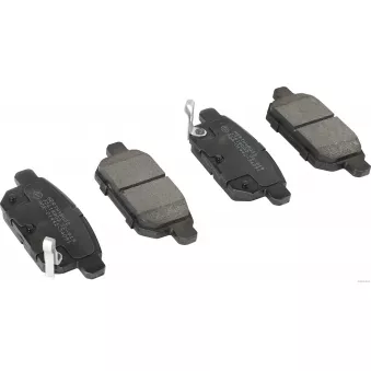 Jeu de 4 plaquettes de frein arrière HERTH+BUSS JAKOPARTS J3618002