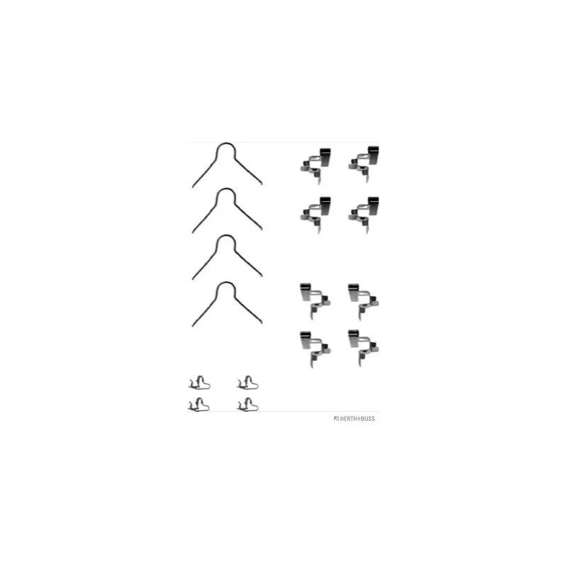 Kit d'accessoires, plaquette de frein à disque HERTH+BUSS JAKOPARTS J3662000