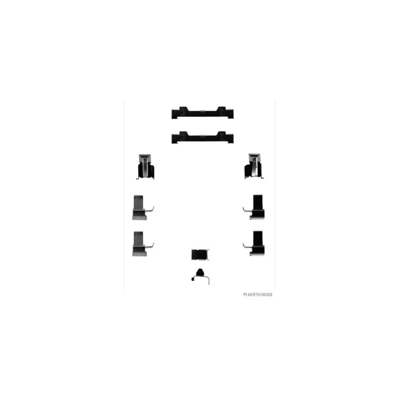 Kit d'accessoires, plaquette de frein à disque HERTH+BUSS JAKOPARTS J3662006