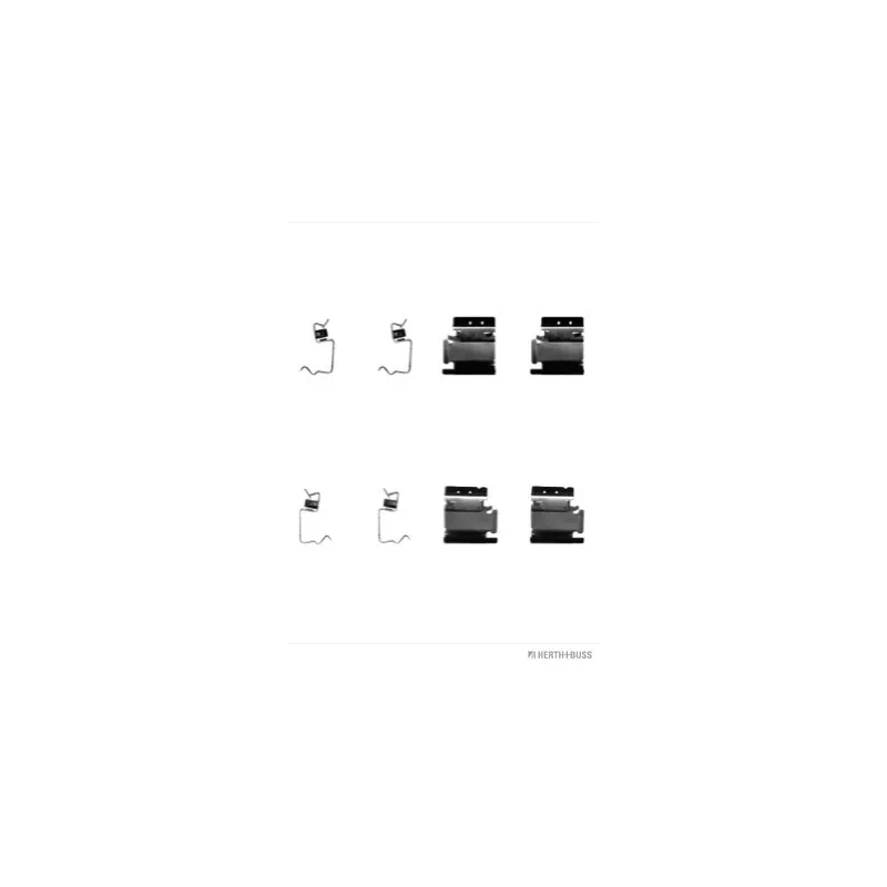 Kit d'accessoires, plaquette de frein à disque HERTH+BUSS JAKOPARTS J3662014