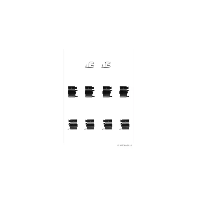 Kit d'accessoires, plaquette de frein à disque HERTH+BUSS JAKOPARTS J3662018