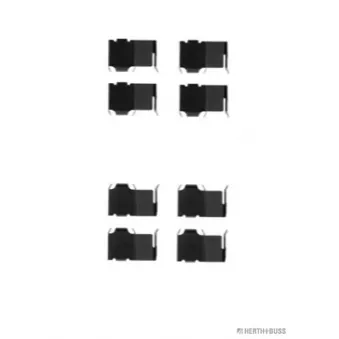 Kit d'accessoires, plaquette de frein à disque HERTH+BUSS JAKOPARTS J3663002