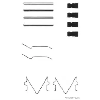 Kit d'accessoires, plaquette de frein à disque HERTH+BUSS JAKOPARTS J3663010