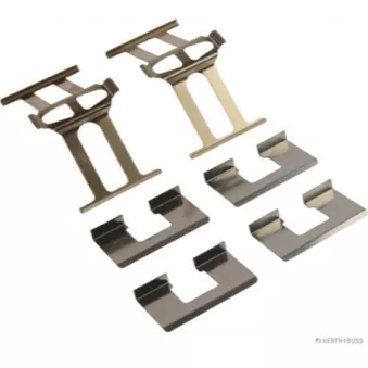 Kit d'accessoires, plaquette de frein à disque HERTH+BUSS JAKOPARTS J3664007