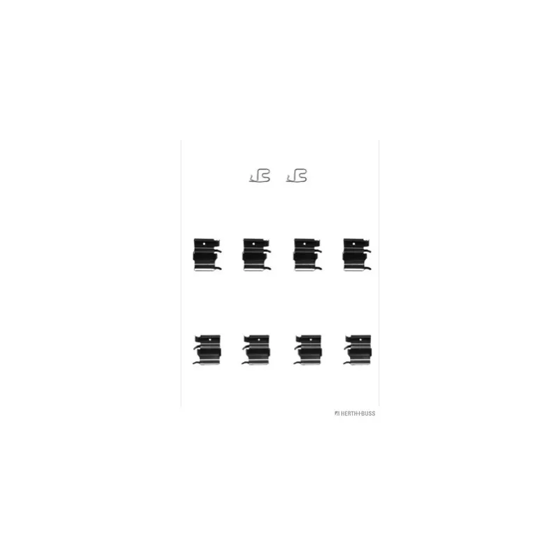 Kit d'accessoires, plaquette de frein à disque HERTH+BUSS JAKOPARTS J3665011