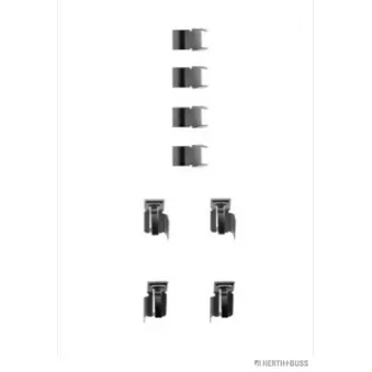 Kit d'accessoires, plaquette de frein à disque HERTH+BUSS JAKOPARTS J3666000