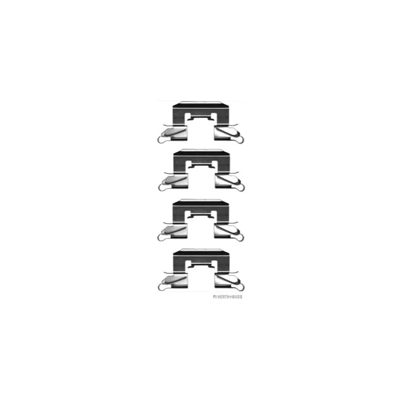 Kit d'accessoires, plaquette de frein à disque HERTH+BUSS JAKOPARTS J3666005
