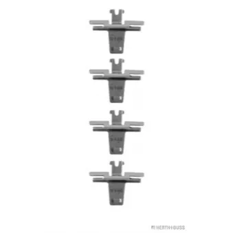 Kit d'accessoires, plaquette de frein à disque HERTH+BUSS JAKOPARTS J3668000