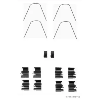 Kit d'accessoires, plaquette de frein à disque HERTH+BUSS JAKOPARTS J3668006