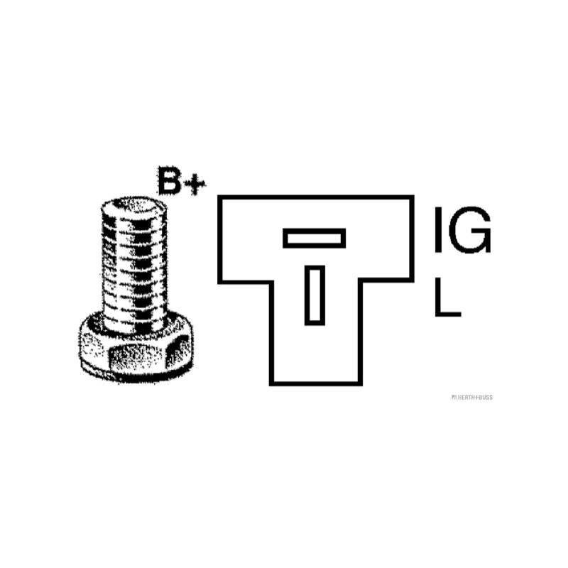 Alternateur HERTH+BUSS JAKOPARTS J5118005