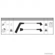 Kit de câbles d'allumage HERTH+BUSS JAKOPARTS J5380500 - Visuel 2