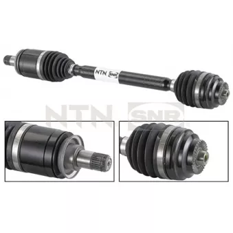 Arbre de transmission arrière gauche SNR DK50.009