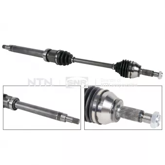 Arbre de transmission avant droit SNR DK52.016