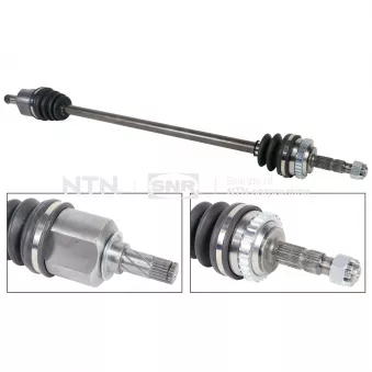 Arbre de transmission avant droit SNR DK53.030
